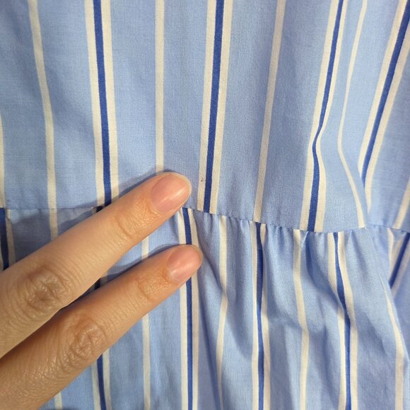 Tuckernuck Pomander Place Shades of Blue Stripe Cara Dress - Picture 9 of 9